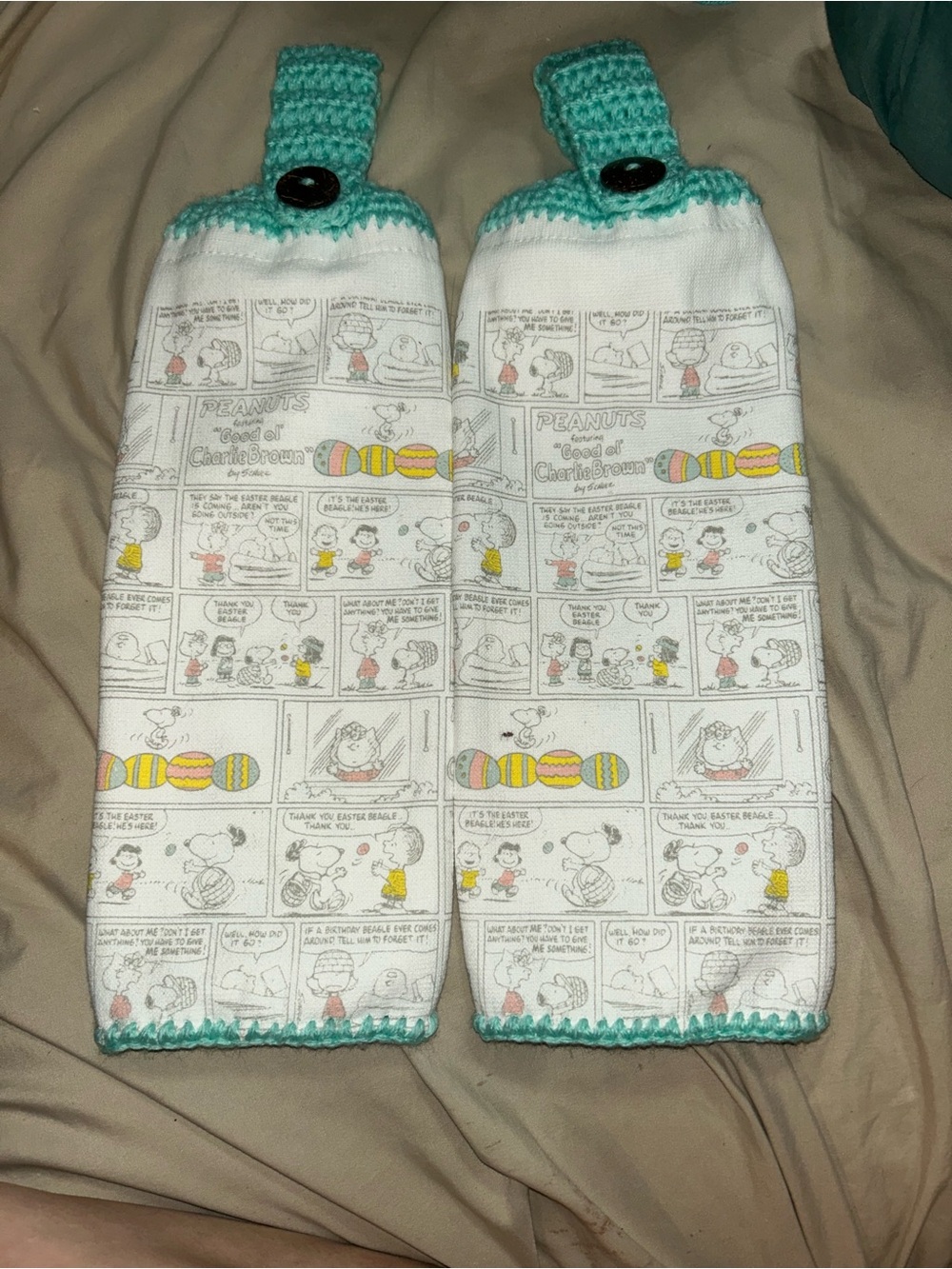 Peanuts Easter Hanging Towel Set